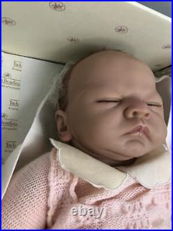 21 Ashton Drake Baby Girl Vinyl Doll Welcome Home Baby Emily COA MINT In Box