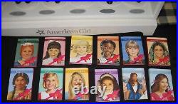 25th Anniversary Set of 12 Dolls American Girl Mini Doll Shelf Books Stands 2011