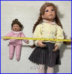 2 Good-Kruger Dolls 22 MOTHER & 11 BABY with Original Box A Mother's Love #889