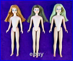 3 Vintage SL SKIPPER LOT Barbie Clothing Flower Town Days Fun Dreamtime Accs BIN