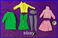 3 Vintage SL SKIPPER LOT Barbie Clothing Flower Town Days Fun Dreamtime Accs BIN