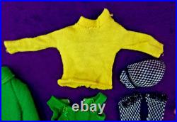 3 Vintage SL SKIPPER LOT Barbie Clothing Flower Town Days Fun Dreamtime Accs BIN