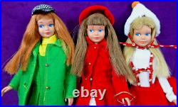 3 Vintage SL SKIPPER LOT Barbie Clothing Flower Town Days Fun Dreamtime Accs BIN