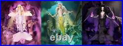 3 dolls Moments Of Fantasy Poseidon ADONIS Siren Gina Kraken Merman Doll Mermaid
