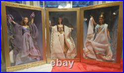 3x Barbie LOT Classical Goddess Of Beauty, Spring & Wisdom Collection Complete