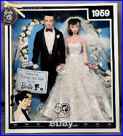 50th Anniversary Barbie and Ken Wedding Day Reproduction Giftset NRFB MINT