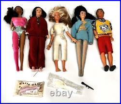 5 1990's Barbie Lot Rosie O'Donnell Fran The Nanny Vintage Rare With Accessories
