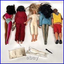 5 1990's Barbie Lot Rosie O'Donnell Fran The Nanny Vintage Rare With Accessories