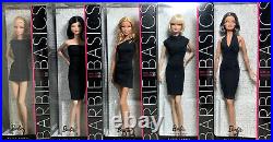 5 NEW 2009 Barbie Basics Collection 001 Dolls MODELS 01,05,06,09,11