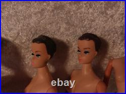 5 VINTAGE FASHION QUEEN BARBIE DOLLS some TLC Midge Barbie Bodies