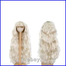 60cm Nude Dolls 1/3 BJD Doll 24 Naked Doll + Wig Girl Replaceable Hair DIY Lot