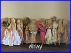 80s Superstar Era Barbie Ken 10 doll lot Dream Date PJ, Dream Glow + more dolls