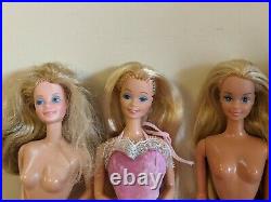 80s Superstar Era Barbie Ken 10 doll lot Dream Date PJ, Dream Glow + more dolls