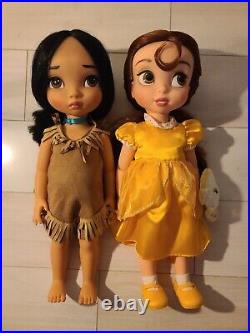 8 Disney Princess ANIMATORS Doll Lot, Well Taken Care Of