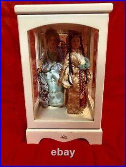 AG Kish 108 Girls of Many Lands, Doll Lot With Display Cabinets, Books, Stands