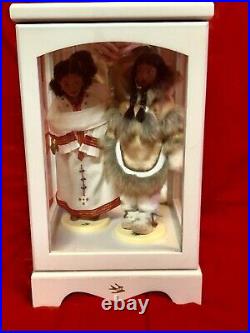 AG Kish 108 Girls of Many Lands, Doll Lot With Display Cabinets, Books, Stands