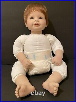 Adora Boy Doll 2005 Name Your Own Baby MINT CONDITION Auburn Hair/Brown Eyes