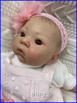 Akina Reborn Baby Doll By Adria Stoete, COA, Mint