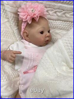 Akina Reborn Baby Doll By Adria Stoete, COA, Mint