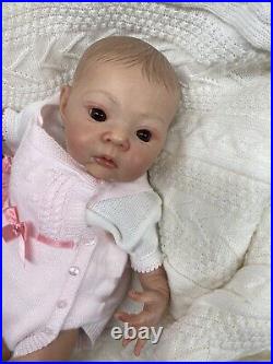 Akina Reborn Baby Doll By Adria Stoete, COA, Mint