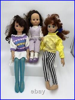 Always Sisters Dolls Kenner Parker Toys 1988 Brittany Mallory Blair Bendable