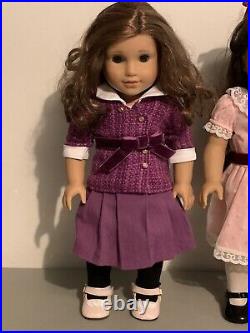 American Girl 18 Doll Lot of 3 Rebecca Samantha Julie + Clothes & Shoes