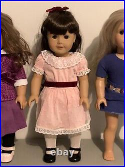 American Girl 18 Doll Lot of 3 Rebecca Samantha Julie + Clothes & Shoes