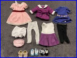 American Girl 18 Doll Lot of 3 Rebecca Samantha Julie + Clothes & Shoes