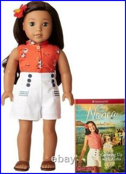 American Girl Beforever Nanea Mitchell Doll 18+Book Hawaiian Doll NIB