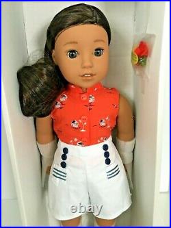 American Girl Beforever Nanea Mitchell Doll 18+Book Hawaiian Doll NIB