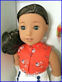 American Girl Beforever Nanea Mitchell Doll 18+Book Hawaiian Doll NIB