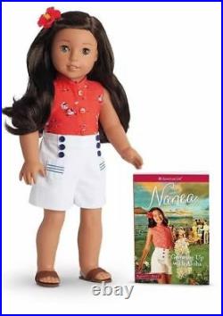 American Girl Beforever Nanea Mitchell Doll 18+Book Hawaiian Doll NIB
