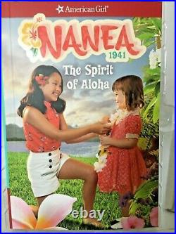 American Girl Beforever Nanea Mitchell Doll 18+Book Hawaiian Doll NIB