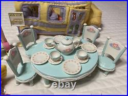 American Girl Bitty Bear Bunch Tea Party Table Set Bus Swing Book Duck Bunny Dog