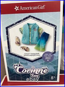 American Girl Corinne Doll, Books, Accessories, 3 Outfits, NIB, Girl of the Year