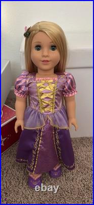American Girl Disney Princess Rapunzel Doll- Barely Used With Original Box