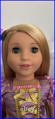 American Girl Disney Princess Rapunzel Doll- Barely Used With Original Box