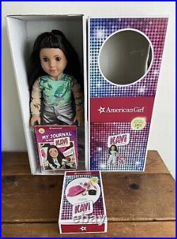 American Girl Doll Girl Of The Year Kavi 18 Doll EUC withMeet & Accessories NIB