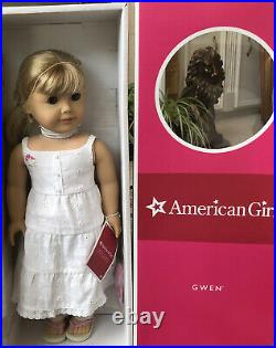 American Girl Doll Gwen In Original Box, BNIB Mint Doll Of 2009