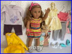 American Girl Doll Lea Clark GOTY Girl 2016 Lot Outfits