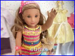 American Girl Doll Lea Clark GOTY Girl 2016 Lot Outfits