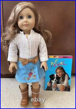 American Girl Doll Nicki 2007 Girl of the Year with Book & Accessory/Outfit Lot