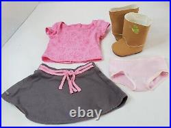 American Girl Doll Truly Me Brunette with Clothing Outfits, Cat, & Accessory Lot