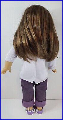 American Girl Doll Truly Me Brunette with Clothing Outfits, Cat, & Accessory Lot