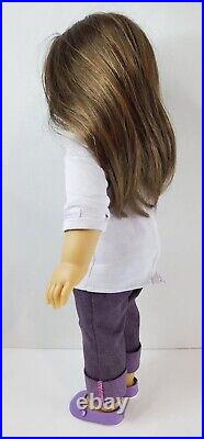 American Girl Doll Truly Me Brunette with Clothing Outfits, Cat, & Accessory Lot