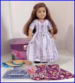 American Girl Historical Beforever Felicity Dressed in Her Meet Travel Outfit