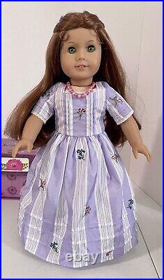 American Girl Historical Beforever Felicity Dressed in Her Meet Travel Outfit