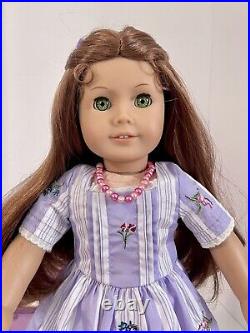 American Girl Historical Beforever Felicity Dressed in Her Meet Travel Outfit