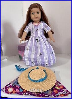 American Girl Historical Beforever Felicity Dressed in Her Meet Travel Outfit