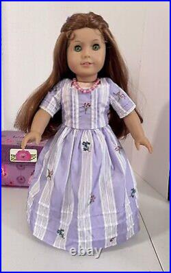 American Girl Historical Beforever Felicity Dressed in Her Meet Travel Outfit